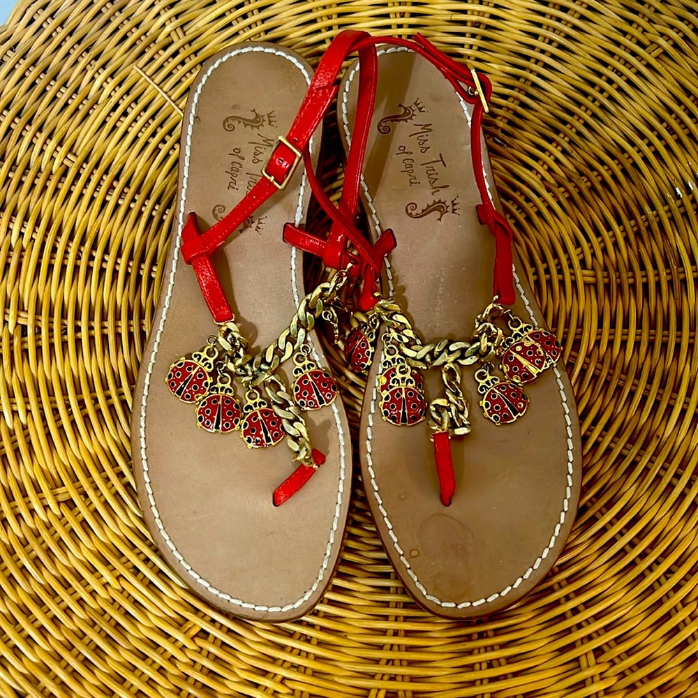 Miss Trish Of Capri Ladybug Sandal
